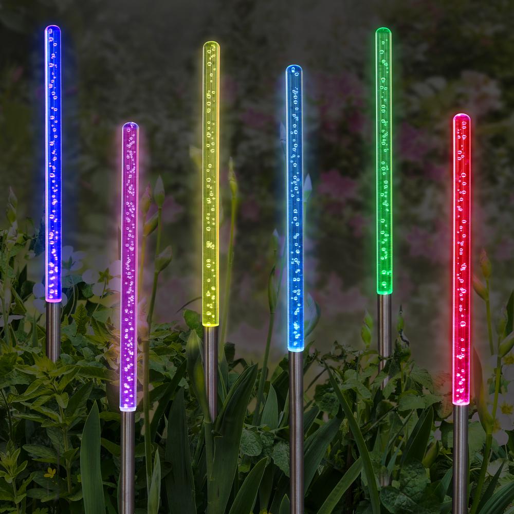 Solar Garden Stakes Color Changing
