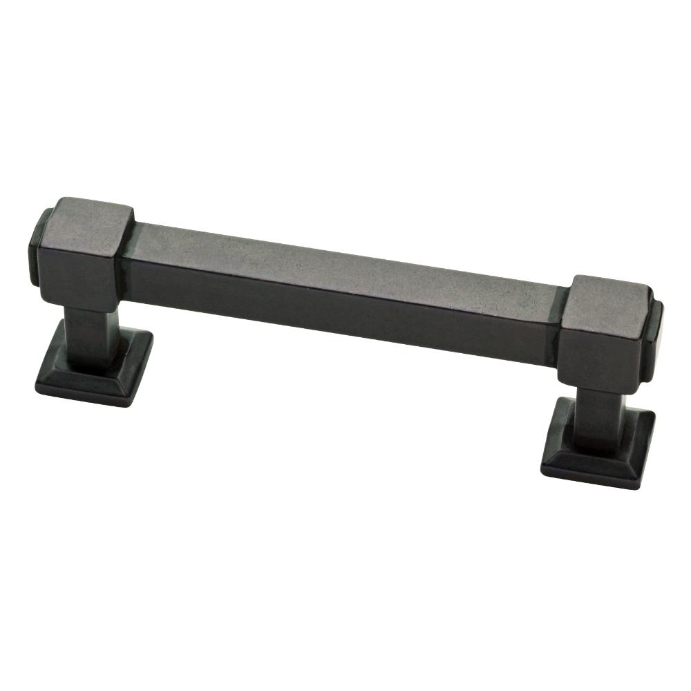 Classic Square 3 in. (76 mm) Center-to-Center Soft Iron Drawer Pull