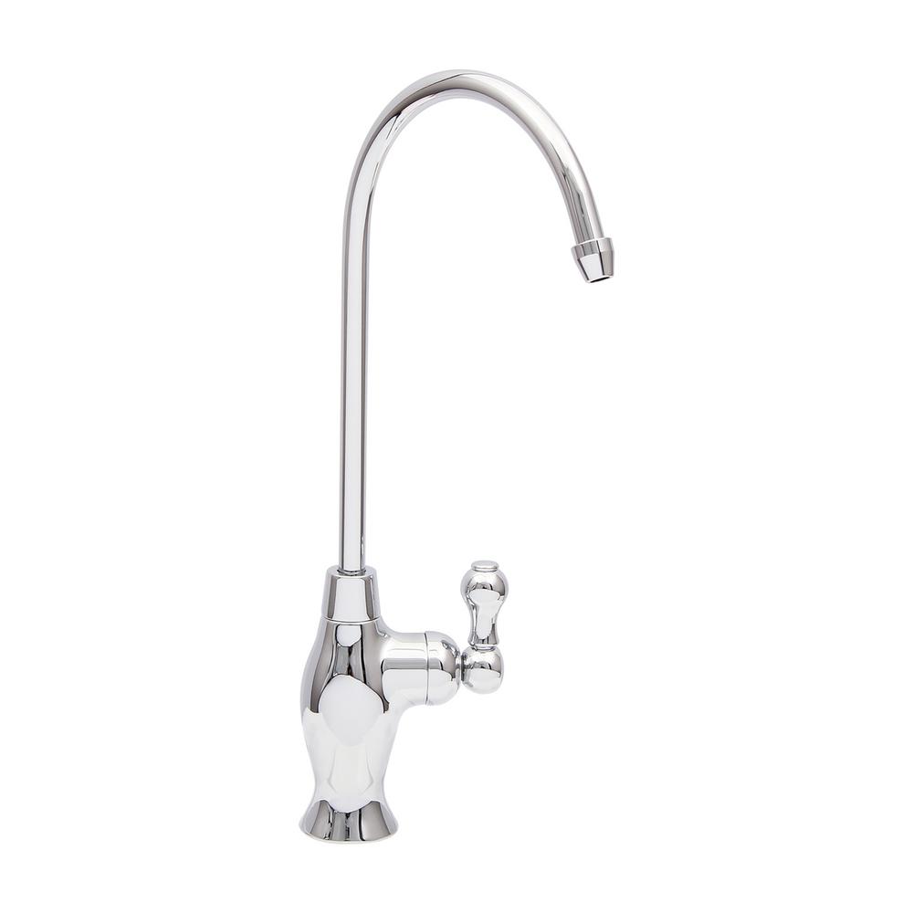 Single Handle Drinking Water Filtration Faucet In Polished Chrome