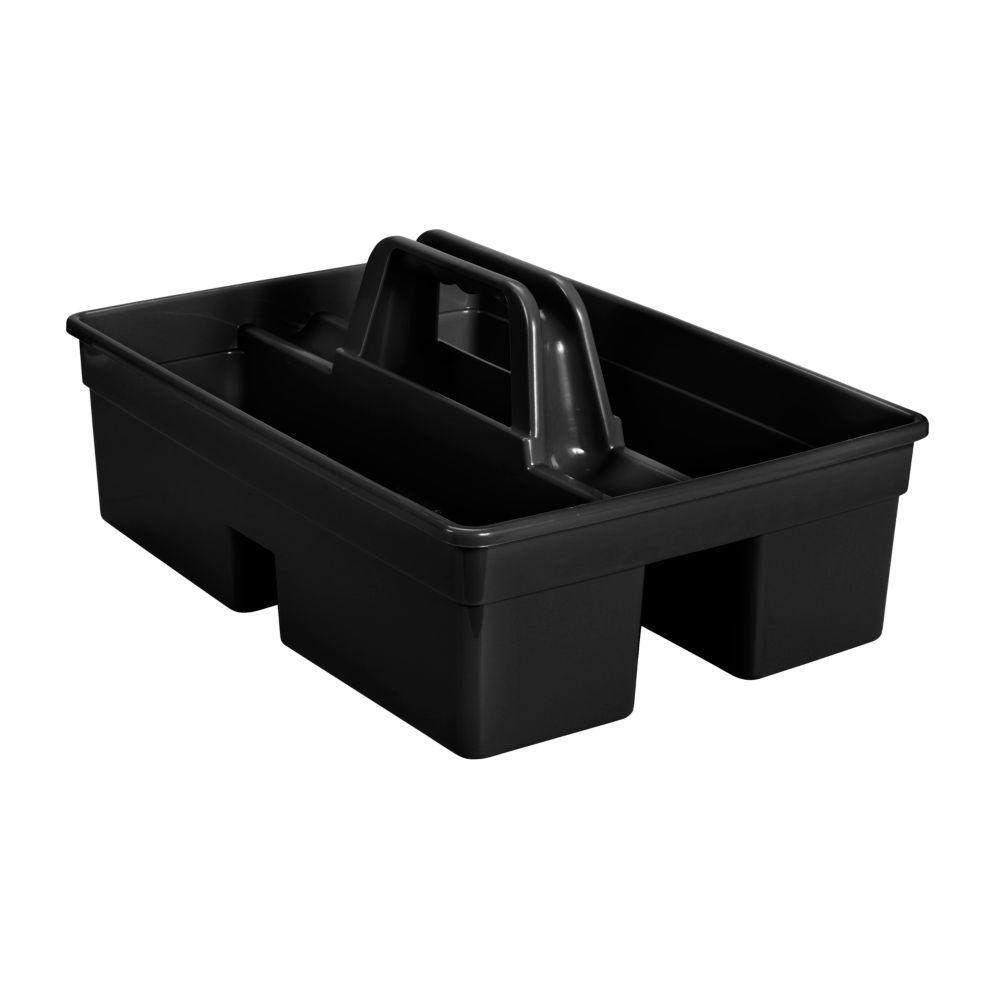 Rubbermaid Commercial Products Black Divided Carry CaddyRCP1880994 The Home Depot