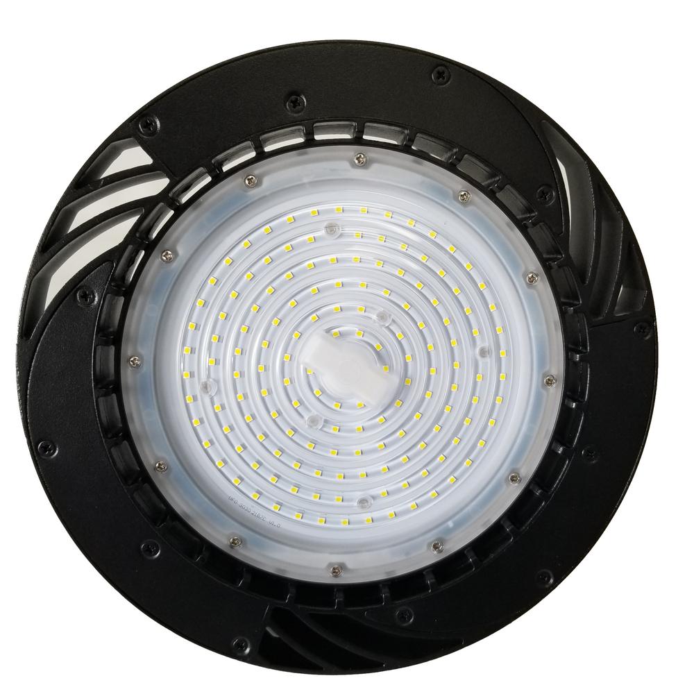 Innoled Hurricane UFO 0.9 ft. 250Watt Equivalent Integrated LED Black High Bay LightINNOLSUFO