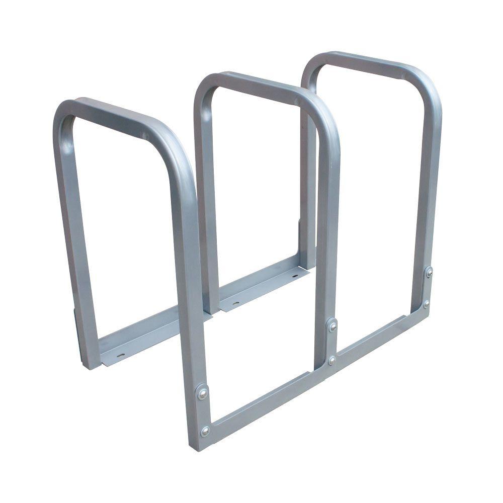 Dero ULockit 6Bike 34 in. Galvanized Surface Mount Bike RackU