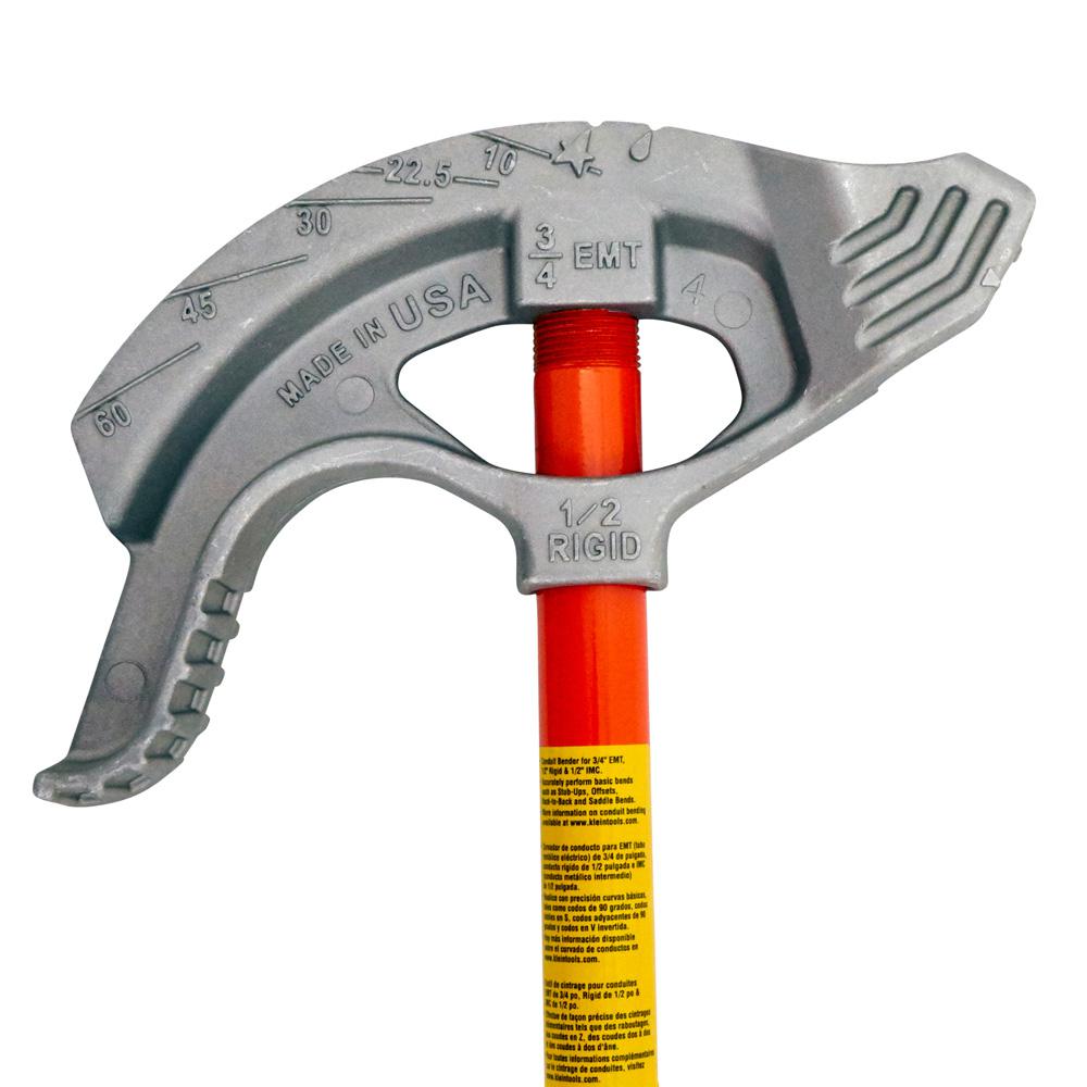 Klein Tools 3 4 In Conduit Bender And Handle 56207 The Home Depot