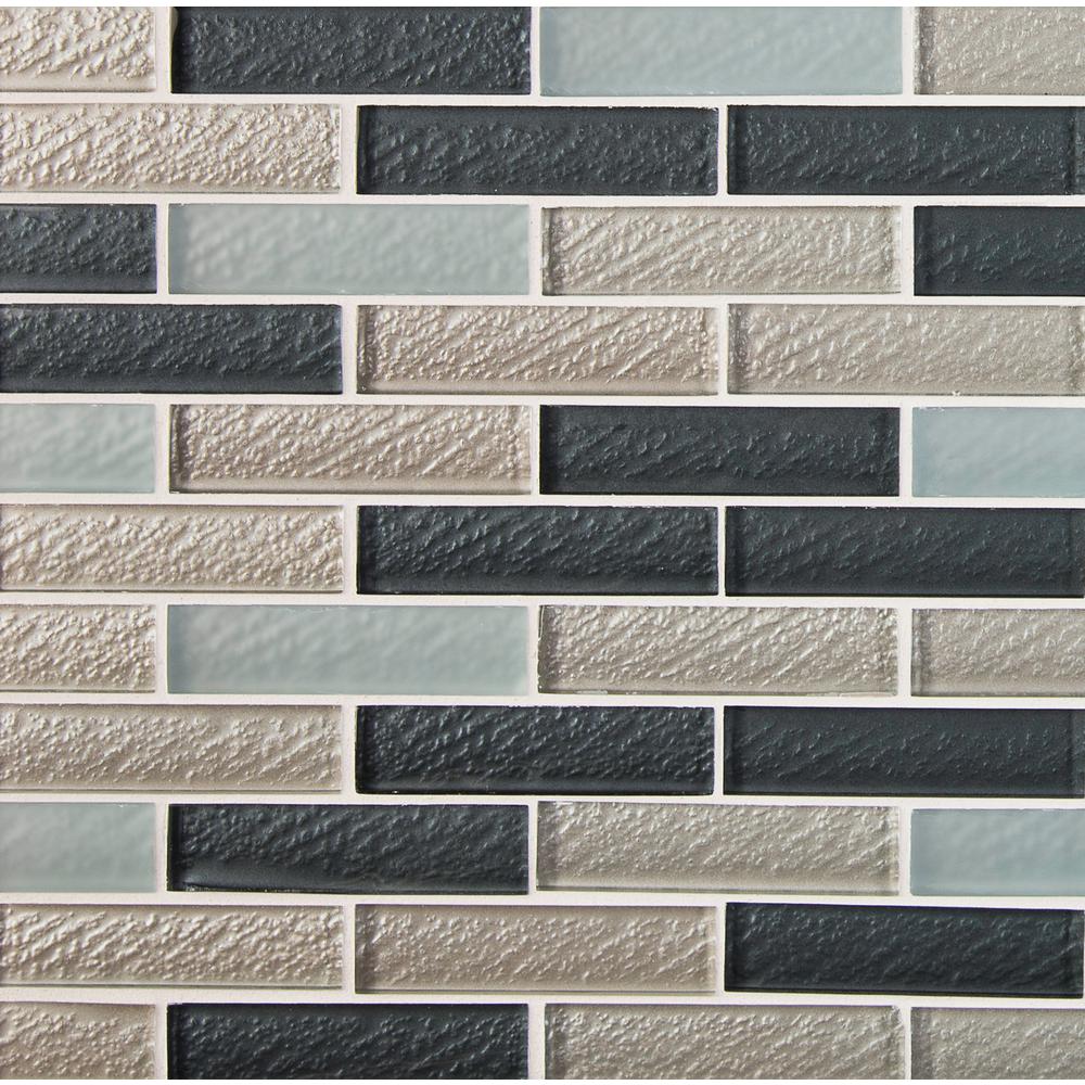 Merola Tile Pebble Blue Cloud 11 in. x 11 in. x 6 mm Porcelain Mosaic ...