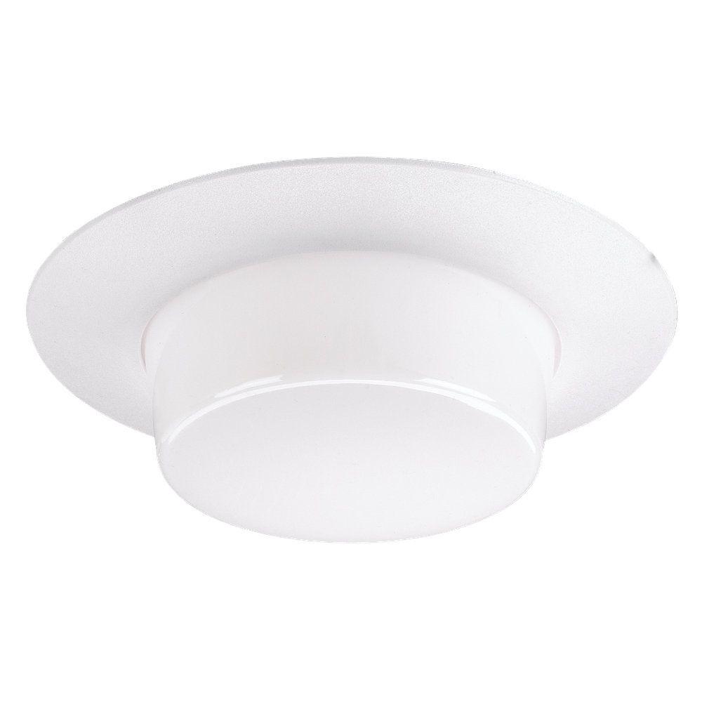 Drop Plastic 6 in. White Recessed Shower Trim113468 The Home Depot