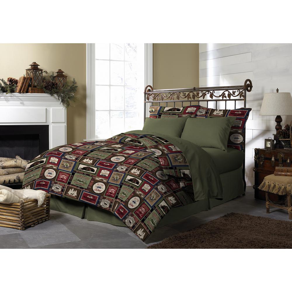 Home Harper Lodge Reversible King Comforter Set (3Piece