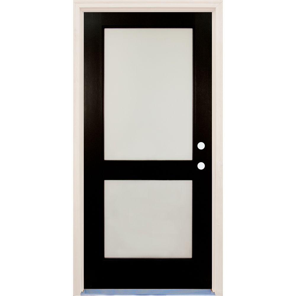 Builders Choice 36 In X 80 In Elite Inkwell 2 Lite Satin Etch