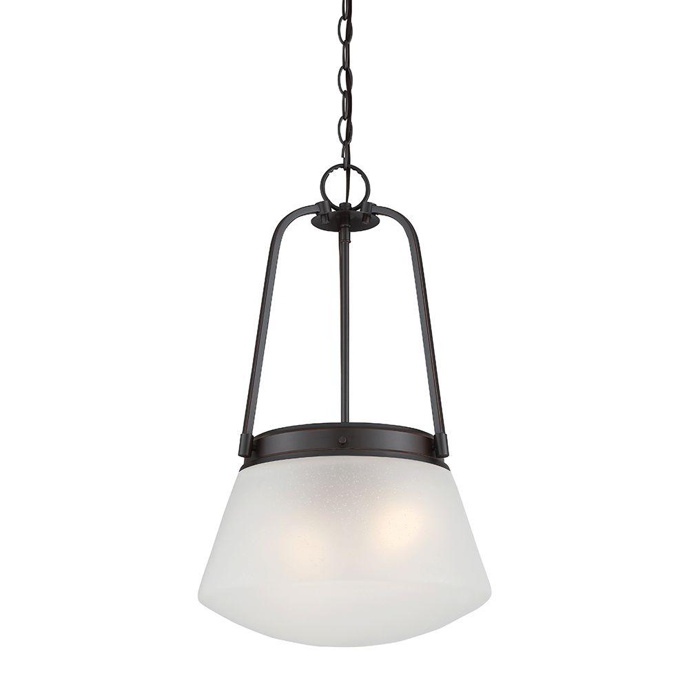 Designers Fountain Mason 2Light Satin Bronze Interior Incandescent