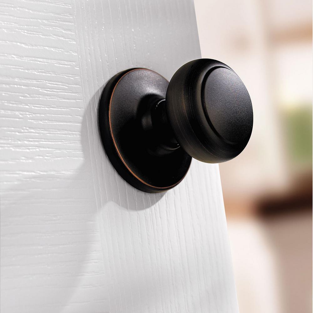 Kwikset Cove Venetian Bronze Passage Hall Closet Door Knob