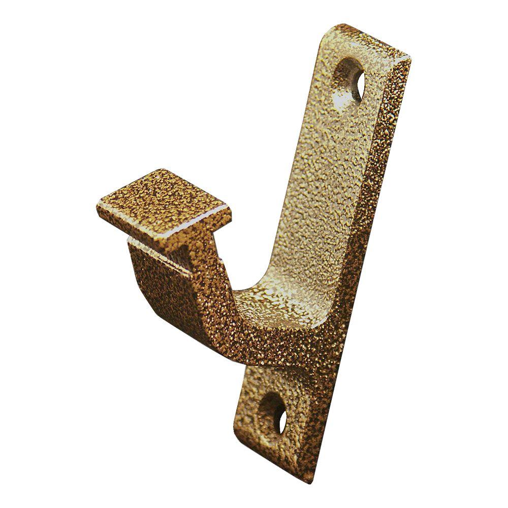 Quiet Glide Hammered Antique Brass Vertical Hook Bracket KitQG30103