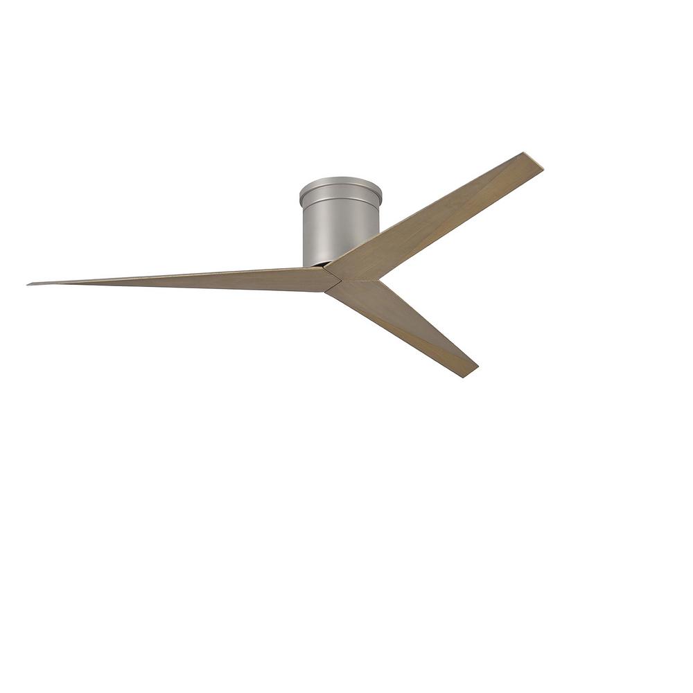 Nickel Flush Mount Outdoor Ceiling Fans Without Lights