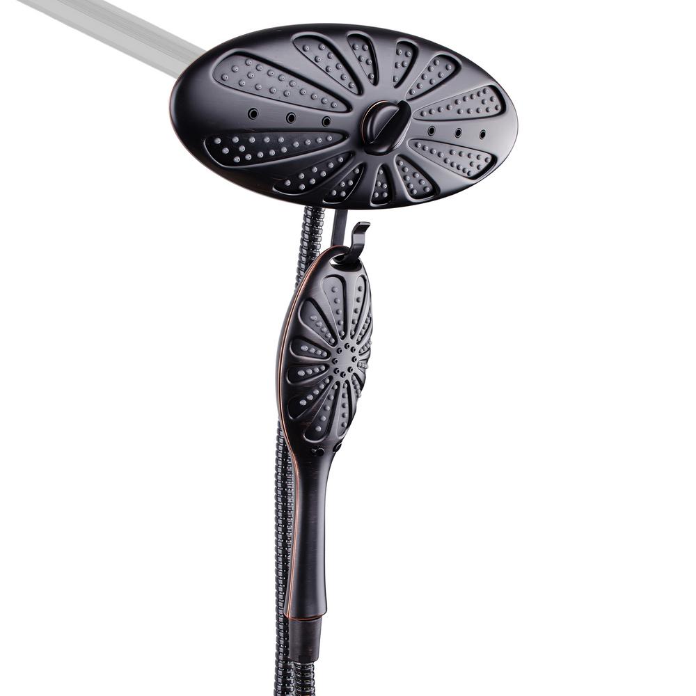 AKDY 4-Spray 11 in. Oval Dual Showerhead and Handheld Showerhead in Oil-Rubbed Bronze was $59.99 now $29.99 (50.0% off)
