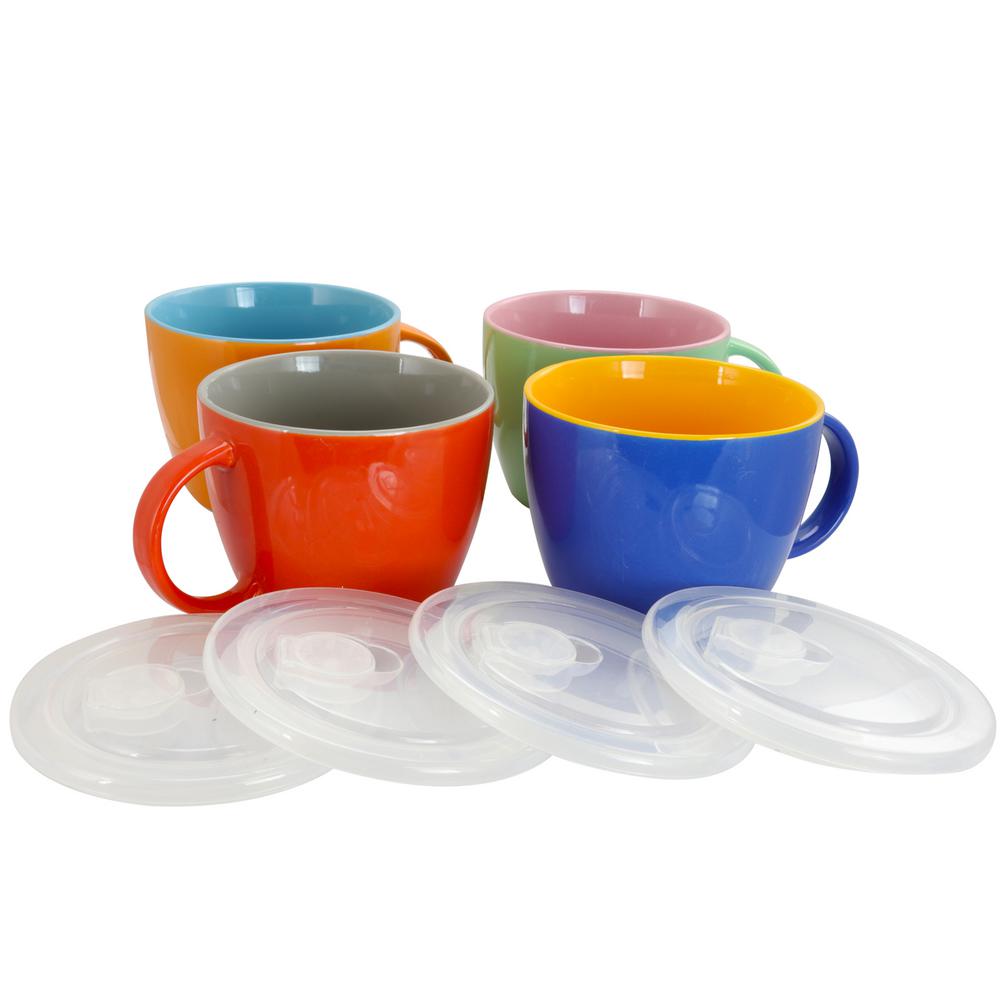 Gibson Home On The Go 25 oz. Soup Mug (Set of 4)985110124M The Home Depot