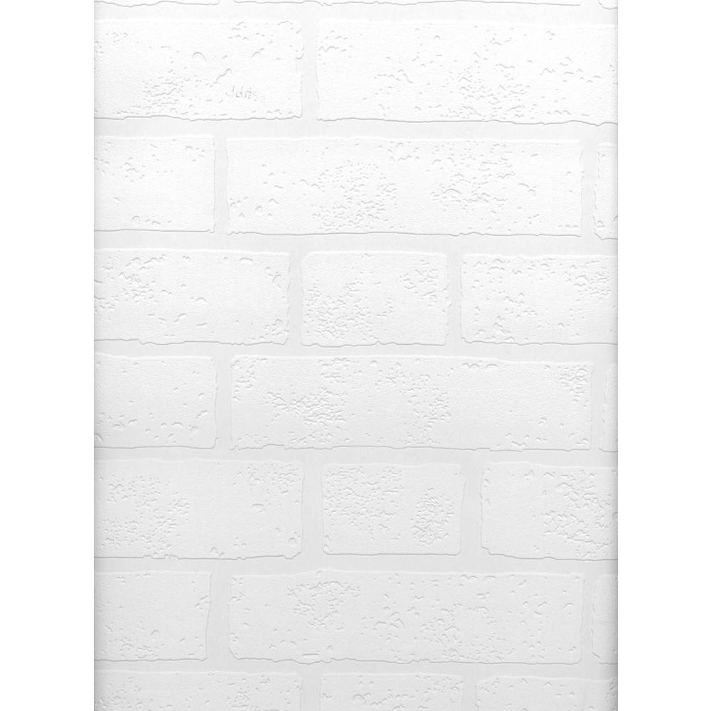 Brewster Belden Brick Texture Paintable Wallpaper49799423 The Home