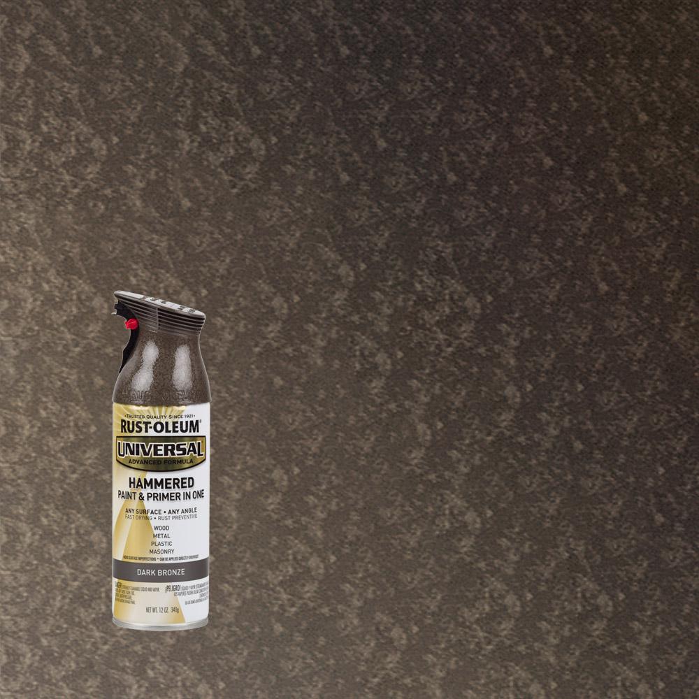 paint spray bronze hammered dark rust oleum universal primer surface oz compare depot pack homedepot list