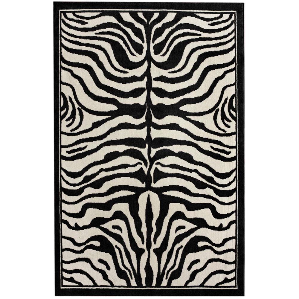 Nuloom Contemporary Zebra Print Black And White 5 Ft X 8 Area Nuloom Contemporary Zebra Print Black And White 5 Ft X 8 Area Rug