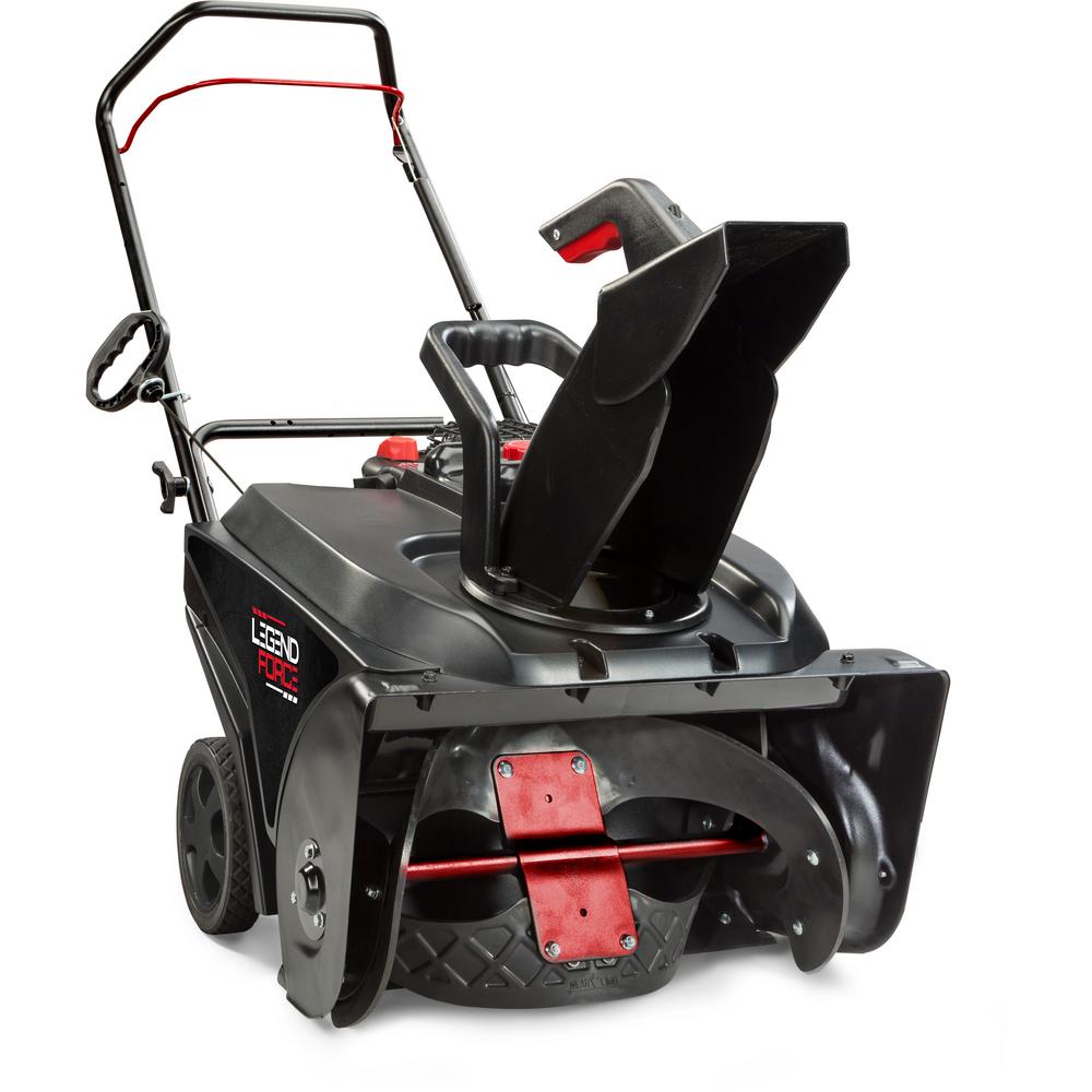 Legend Force 22 in. SingleStage Gas Snow Blower1697349 The Home Depot