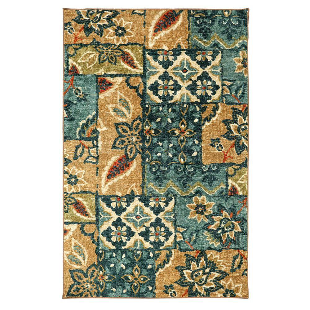 Mohawk Home Gypsy Patchwork Multi 5 ft. x 8 ft. Area Rug491284 The