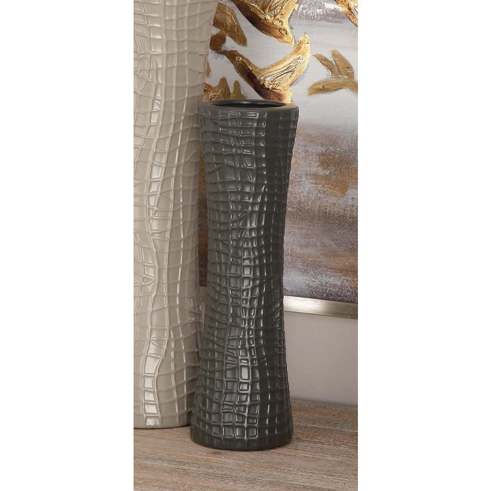 DANYA B Urbanne Rustic Black Metal Wall Mount Hanging Glass Cylinder