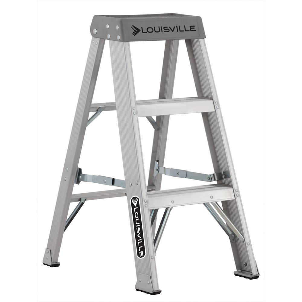 Aluminum Step Ladders Ladders The Home Depot