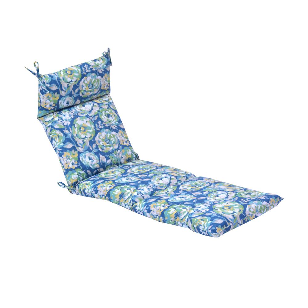 Hampton Bay Pineapples Outdoor Chaise Lounge Cushion722701523200