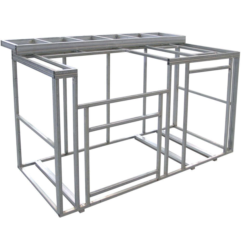 Cal Flame 6 Ft Outdoor Kitchen Island Frame Kit With Bartop