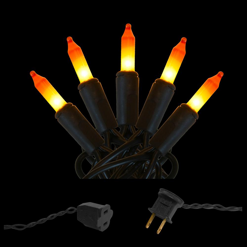 LUMABASE Electric 50 Mini String Lights Candy Corn38901 The Home Depot