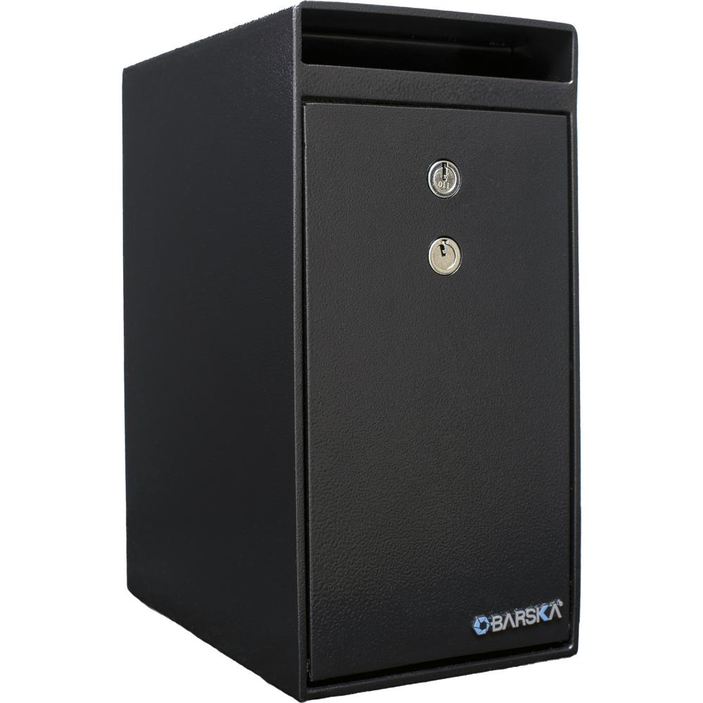 BARSKA Dual Key Depository Safe, Black