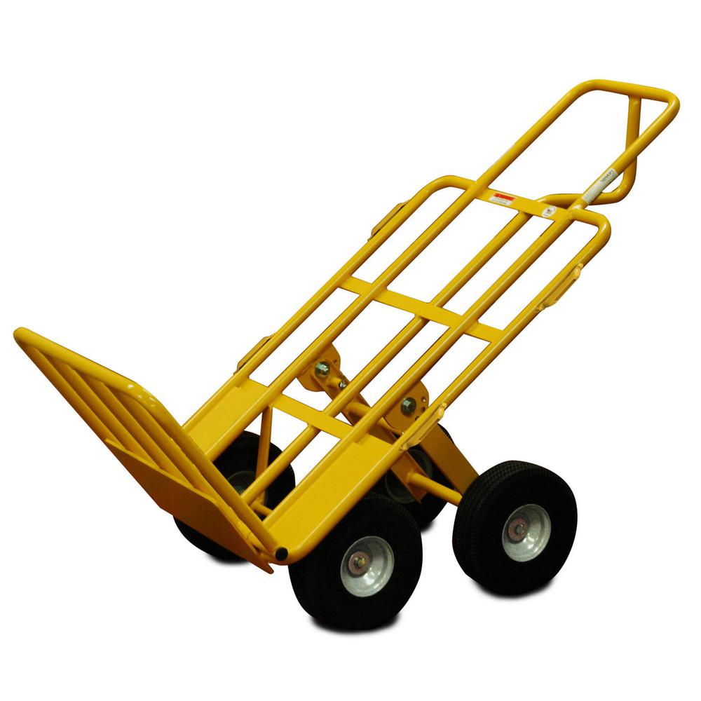 SNAP-LOC 750 lb. Capacity 4-Wheel All-Terrain Hand Truck with Airless Tires by SNAP-LOC