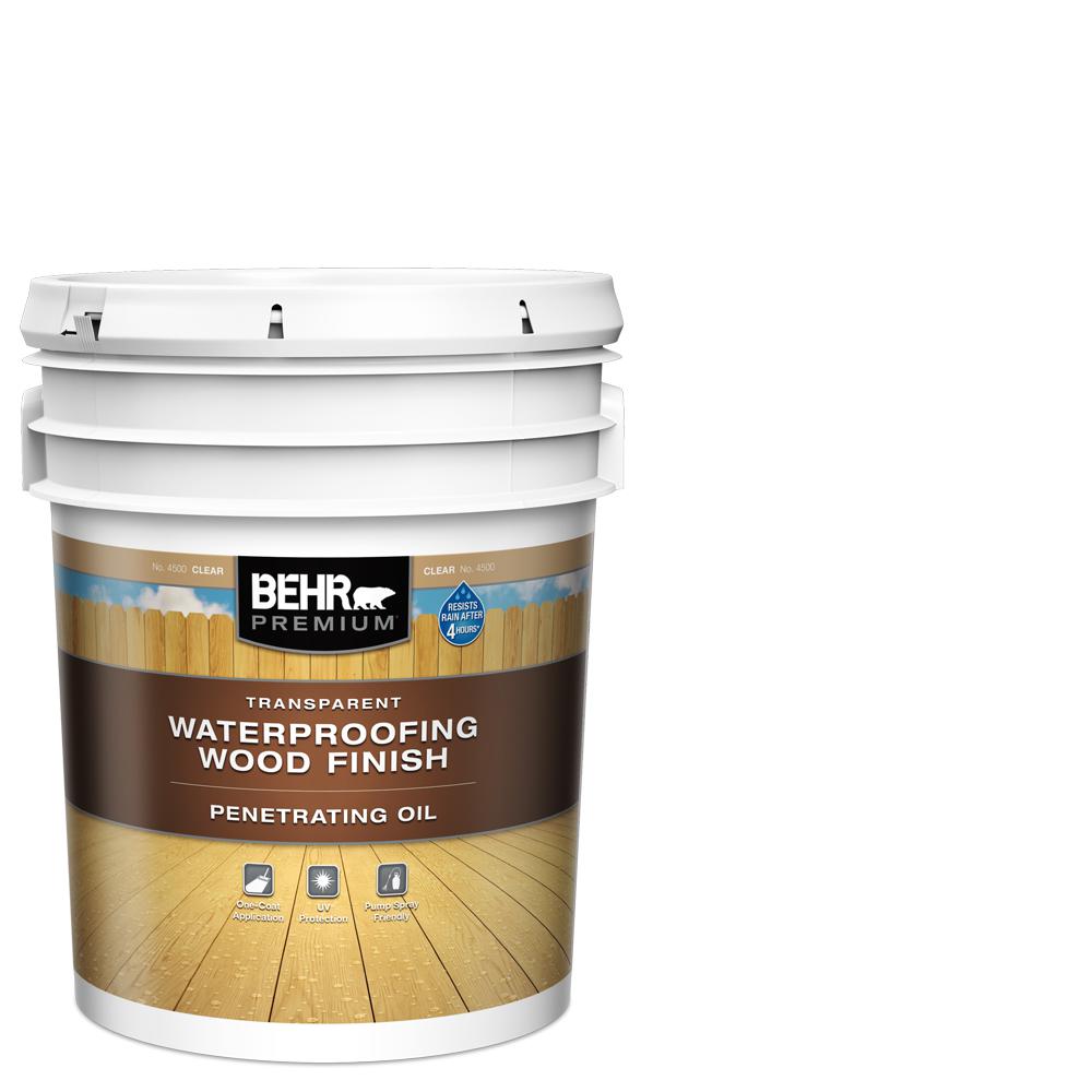 BEHR Premium 5 Gal. Transparent OilBased BEHR Premium 5 Gal. Transparent OilBased