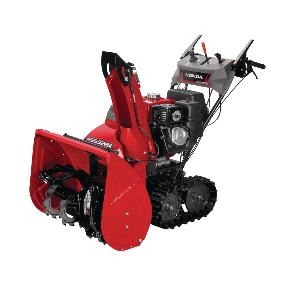 Honda 28 in. Hydrostatic Track Drive Two-Stage Gas Snow Blower with Electric Start and Joystick Chute Control