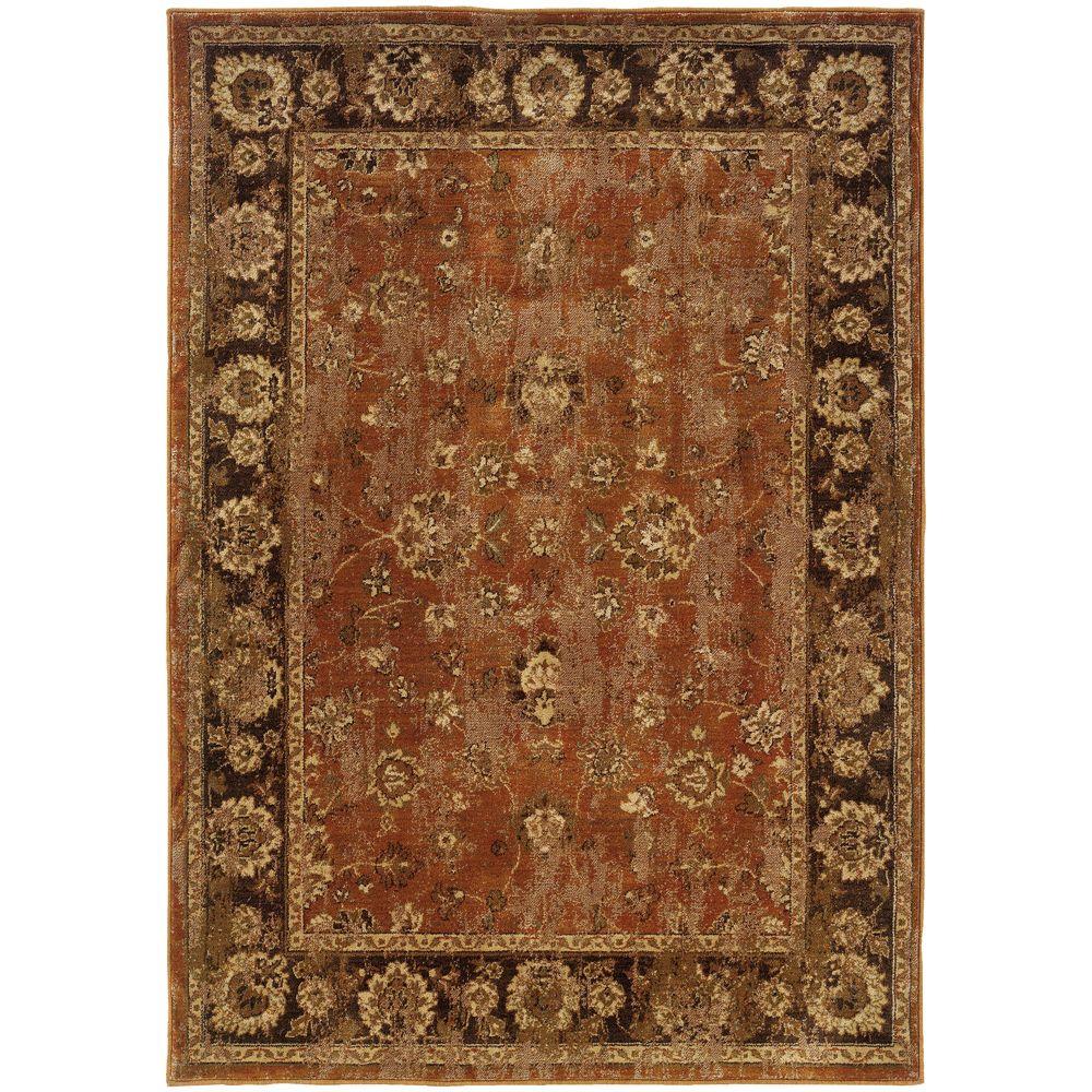Home Decorators Collection Calabria Rust 10 Ft X 13 Area Rug