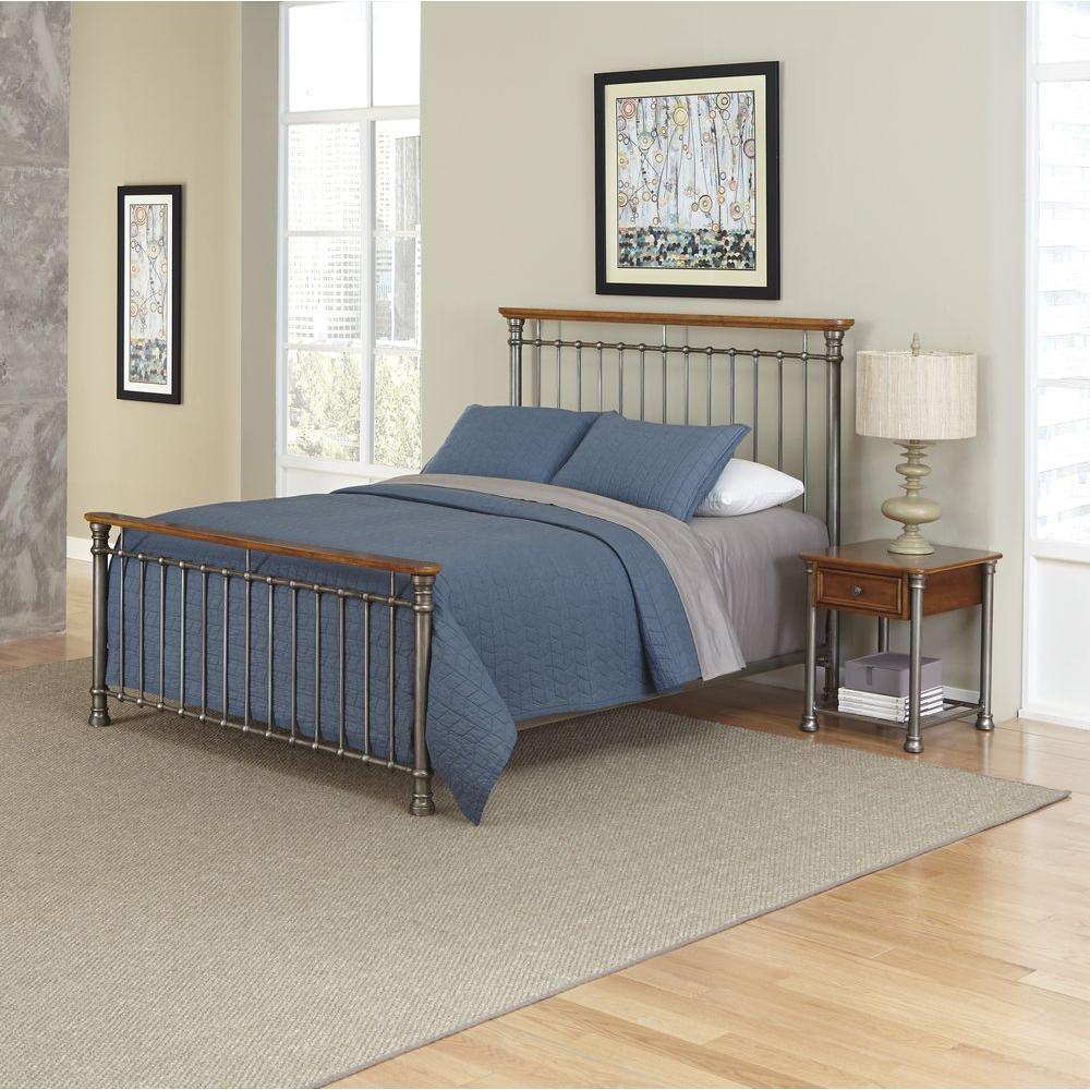 Home Styles Orleans 2Piece Caramel Queen Bedroom Set50615017 The