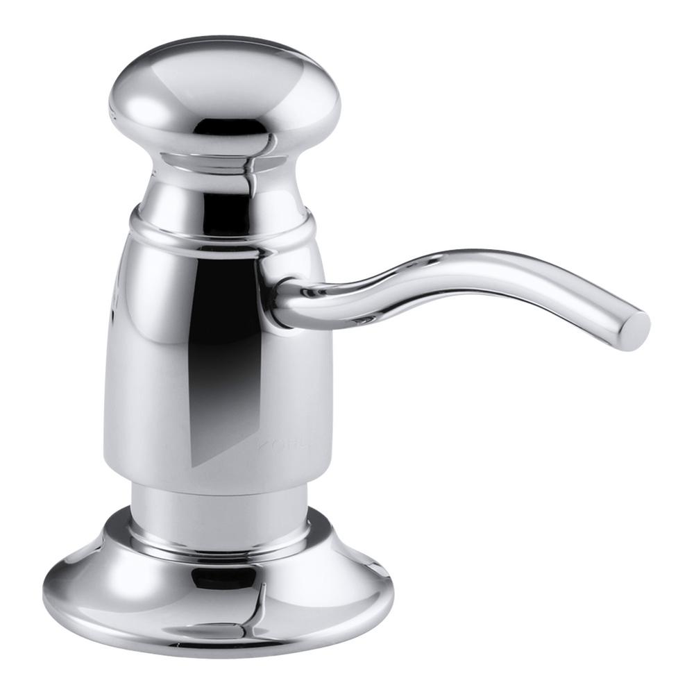KOHLER Countertop Brass Soap and Lotion Dispenser in Vibrant Brushed