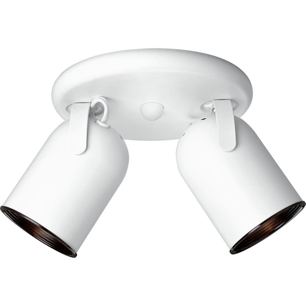 Progress Lighting 2 Light White Track Fixture P6149 30 2 Light White Track Lighting Fixture