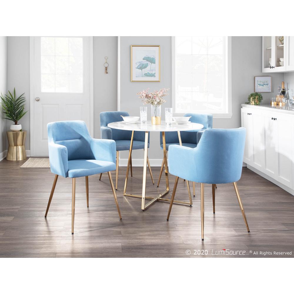 baby blue dining chairs