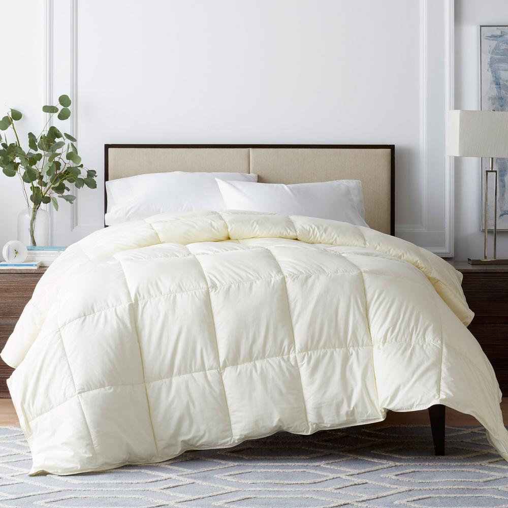 The Company Legends Luxury Geneva Primaloft Deluxe Ultra The Company Legends Luxury Geneva Primaloft Deluxe Ultra Warmth Ivory King Down Alternative Comforter