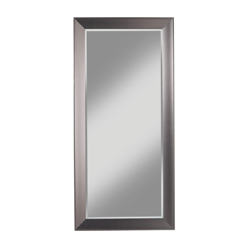 Sandberg Furniture Contemporary Silver Full Length Leaner