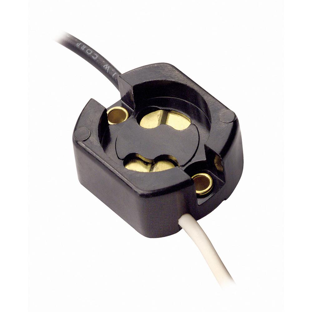 Leviton 660w Turn Lock Starter Base Fluorescent Lampholder Brown