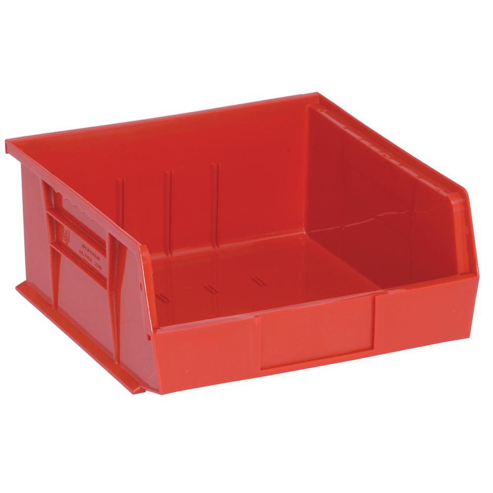 Ultra Series Stack and Hang 6 Gal. Storage Bin in Red (6Pack)QUS235RD