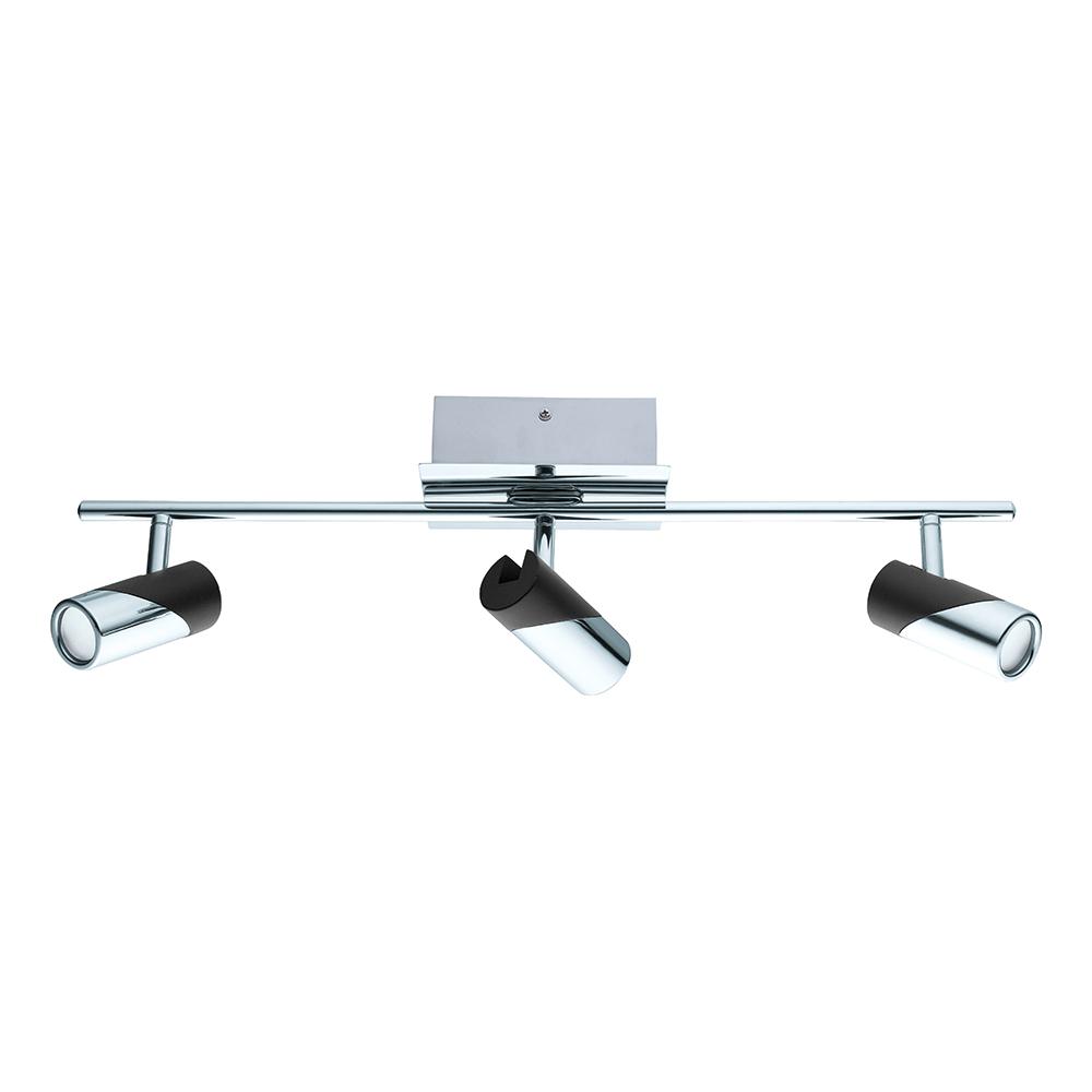 Eglo Bernedo 2 Ft Chrome And Black Integrated Led Track Lighting Kit Eglo Bernedo 2 Ft Chrome And Black Integrated Led Track Lighting Kit