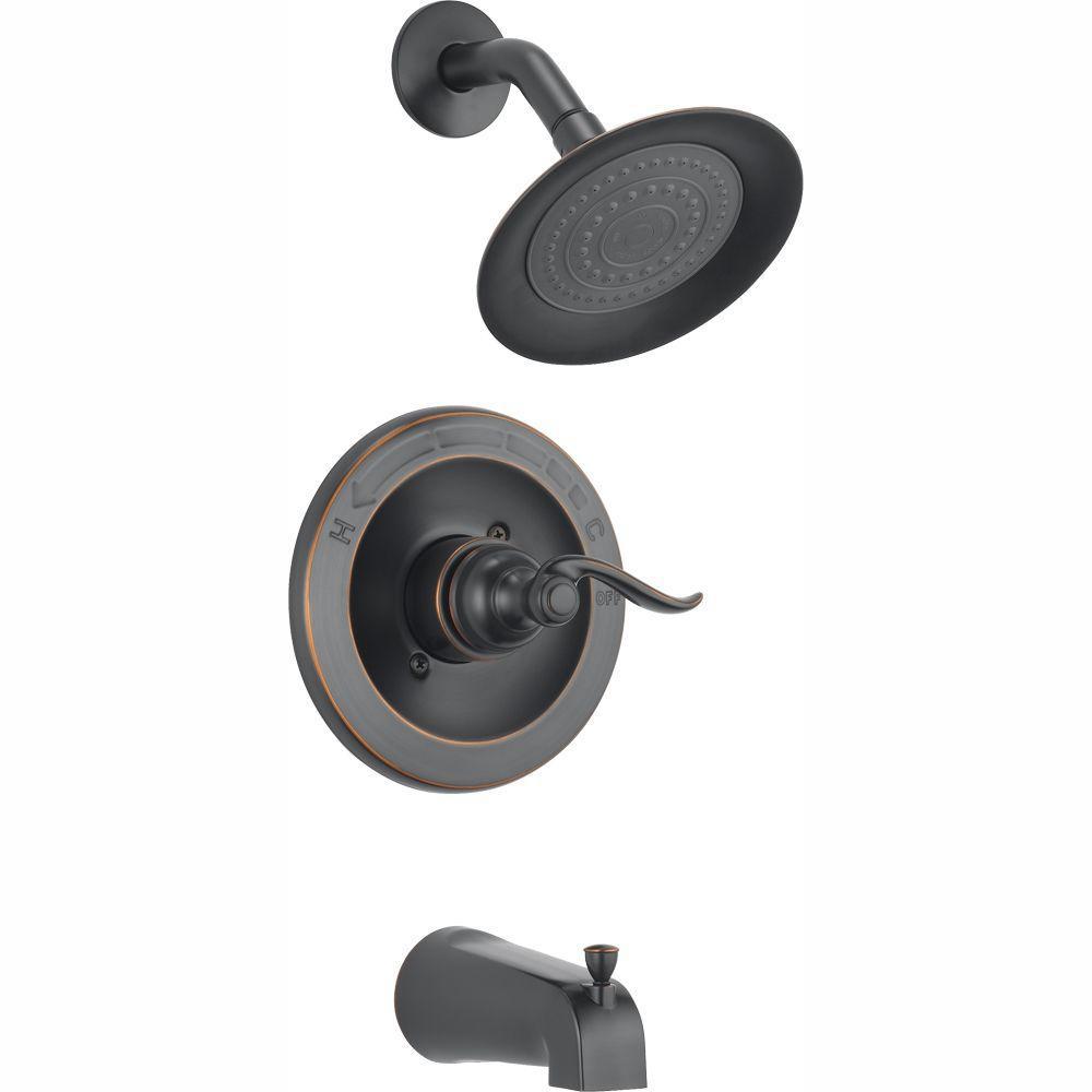 Delta Windemere 1 Handle Tub And Shower Faucet Trim Kit In Oil