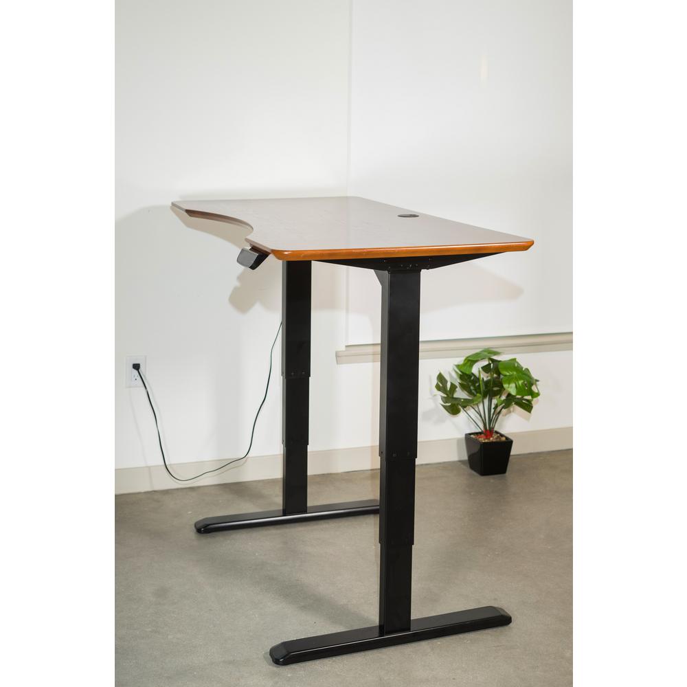 X Brand Black Electric Height Adjustable Desk Frame With Dual