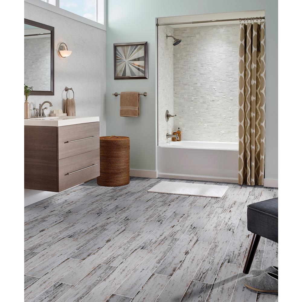 Msi White Washed Wood 6 In X 36 Matte Porcelain Floor And Msi White Washed Wood 6 In X 36