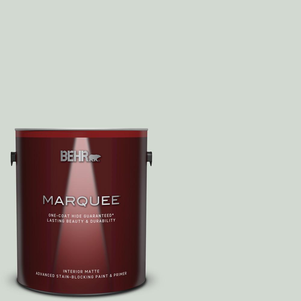 BEHR MARQUEE 1 gal. N4102 Brook Green Matte Interior Paint and Primer