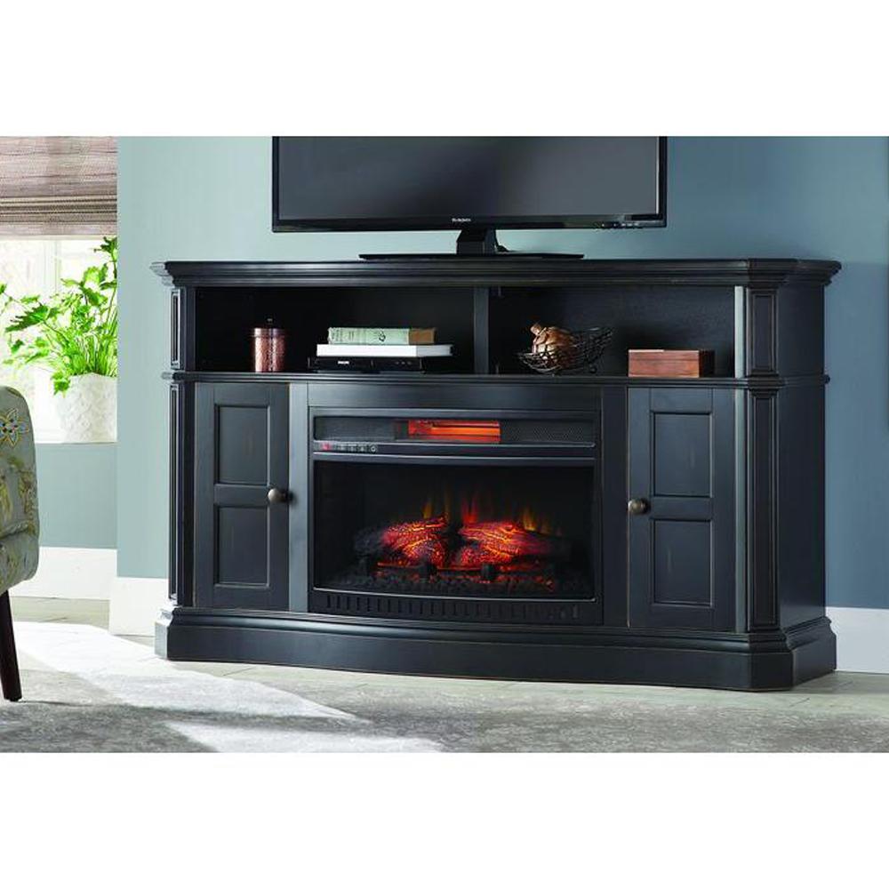 Home Decorators Collection - Freestanding - Black - Fireplace TV Stands - Electric Fireplaces - The Home Depot Shop our selection of Black