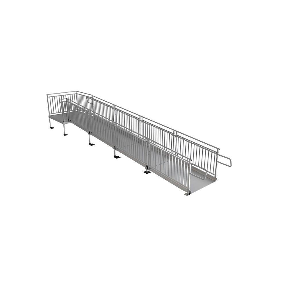 EZ-ACCESS PATHWAY HD 24 ft. Aluminum Code Compliant Modular Wheelchair Ramp System For Sale