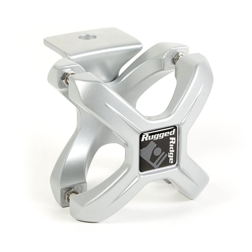 Rugged Ridge 11030.10 X-Clamp Light Mounting Silver Bracket