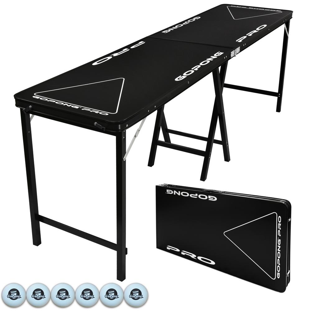 Premium Beer Pong Table Folding 36 In Tall Heavy Duty Portable Premium Beer Pong Table Folding 36 In Tall Heavy Duty Portable Party 8 Ft Long