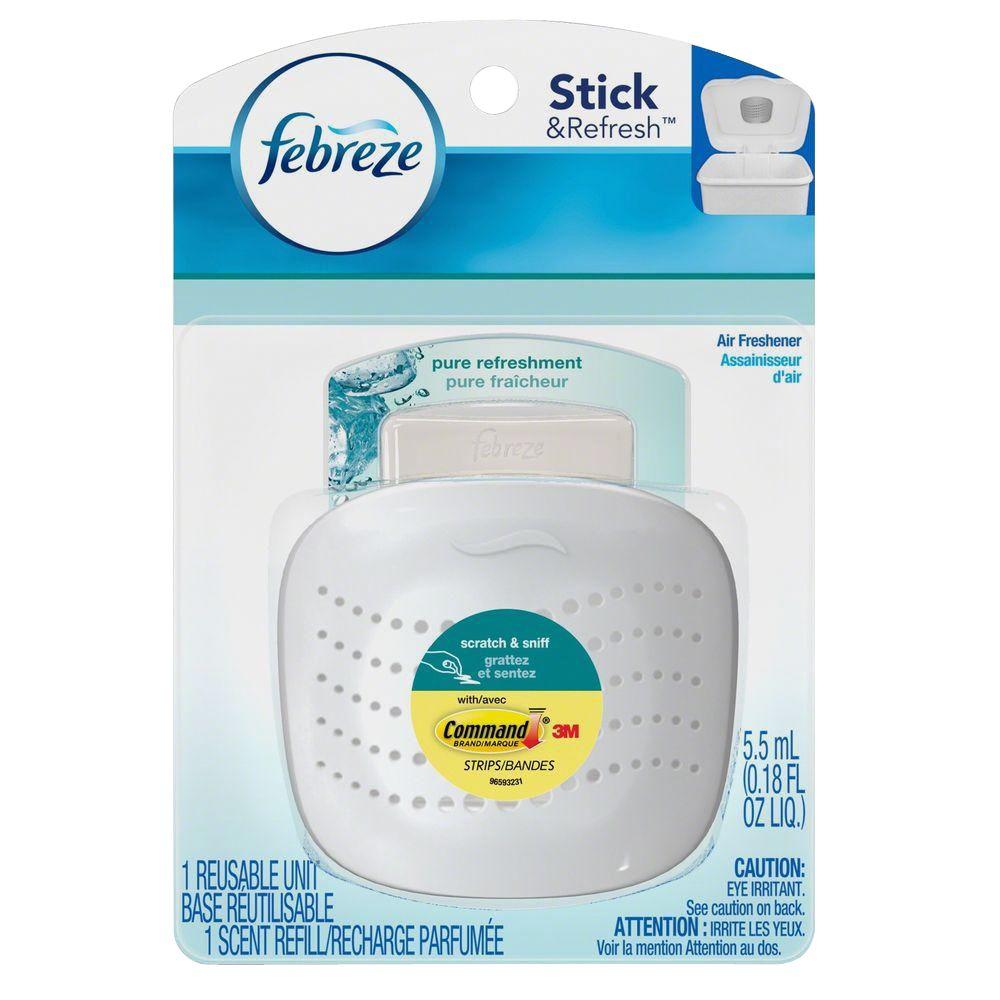 Febreze 0.18 oz. Stick and Refresh Pure Refreshment Air Freshener